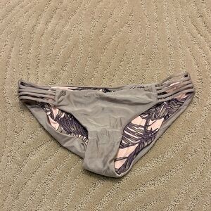 Maaji Gray/ Purple and Pink Women's Bikini Bottom